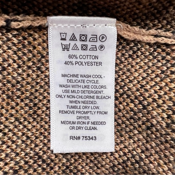 *SOLD*Rachel Zoe Leopard Print Sweater Jacket Size 1X - Picture 8 of 10